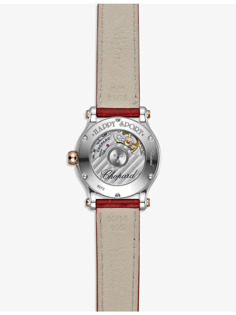 Chopard rose-gold diamond automatic watch 30mm, UK version