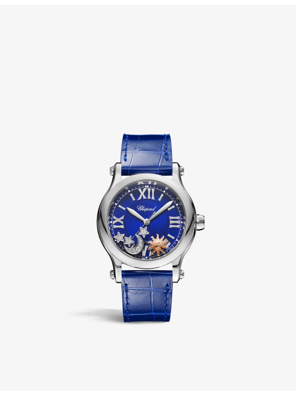 Chopard Happy Sport watch 36mm diamond and leather, imported from the UK