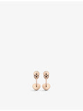 Chopard 18ct rose gold diamond earrings 0.44ct, imported from the UK