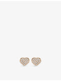 Chopard Happy Hearts rose gold diamond earrings 0.8ct, UK version