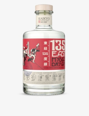 135 East Hyogo Japanese dry gin 700ml bottle, UK version