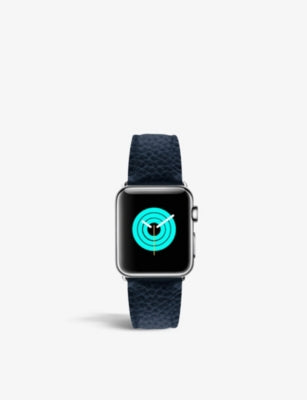 Mintapple Apple Watch leather strap and case 42mm-49mm, imported from the UK