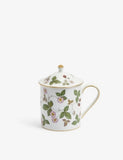 Wedgewood Wild Strawberry bone china mug 500ml, imported from the UK