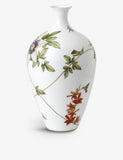 Wedgwood fine bone china vase hand-painted hummingbird 35cm, UK version