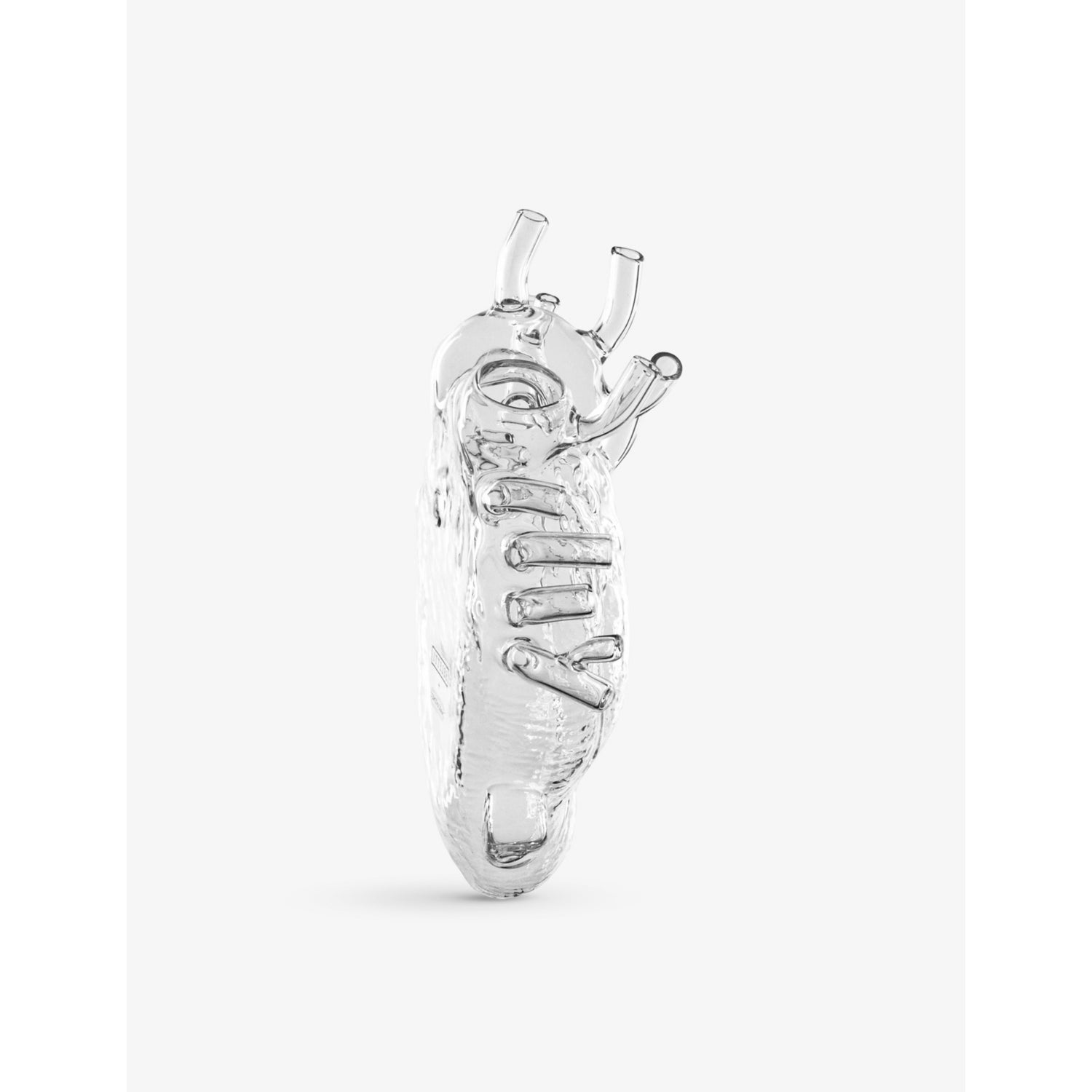 Seletti glass vase heart-shaped 16.7cm x 14.2cm - British product