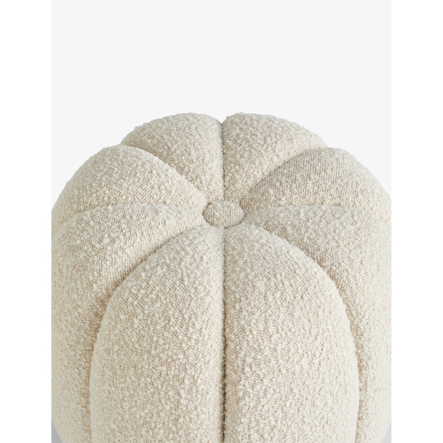 Soho Home Sofia bouclé footstool 43cm (British brand)