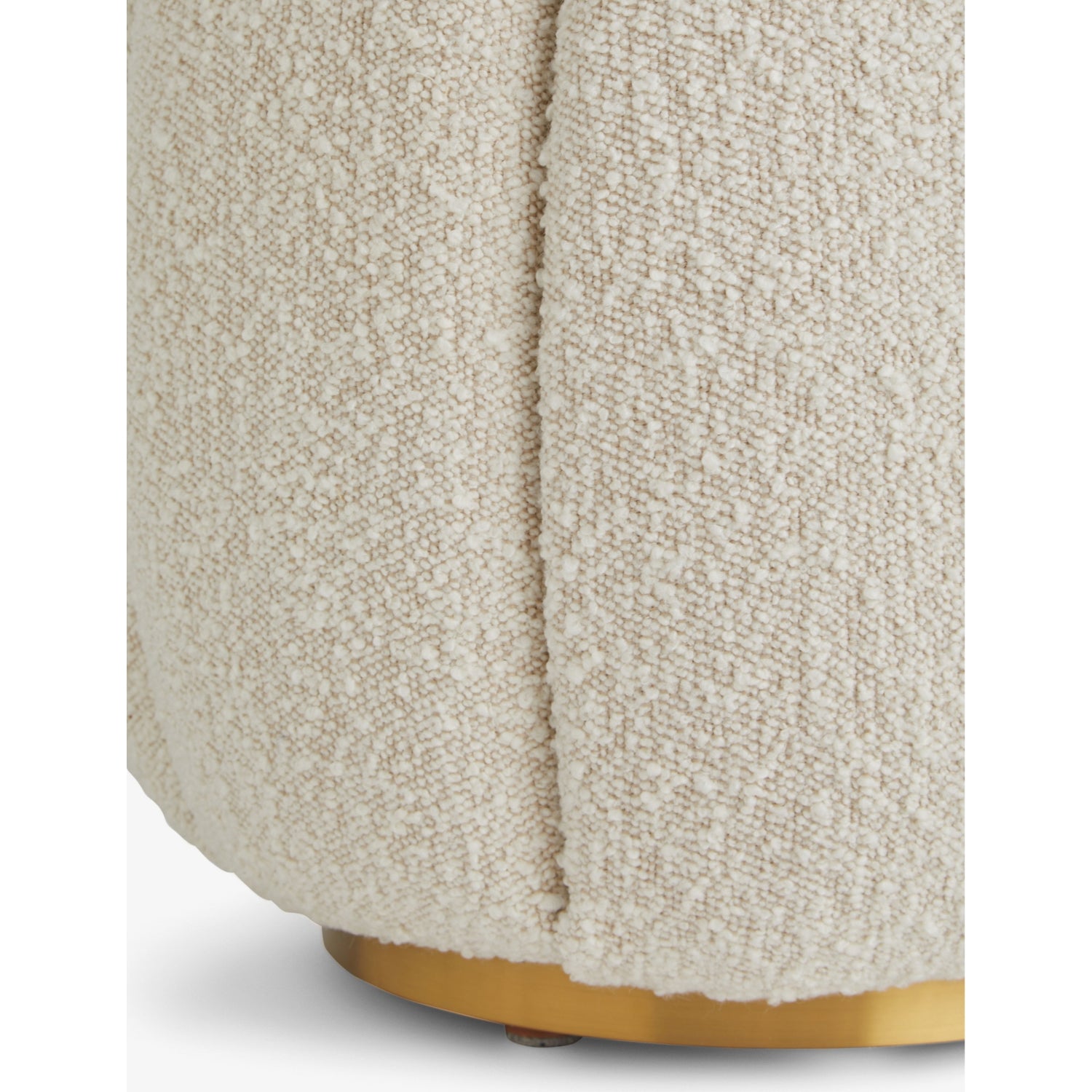 Soho Home Sofia bouclé footstool 43cm (British brand)