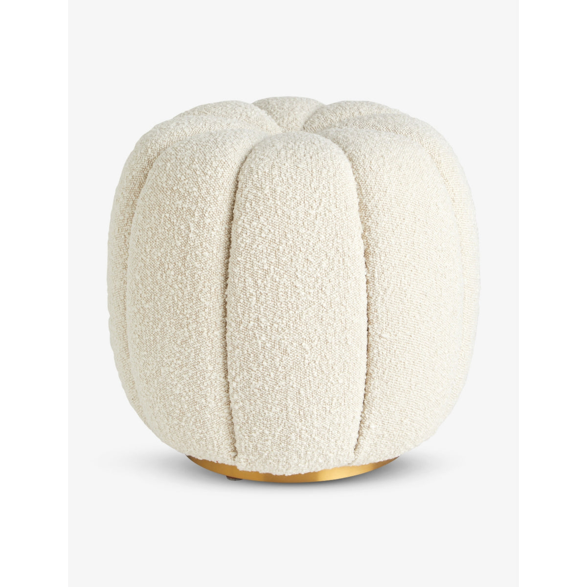 Soho Home Sofia bouclé footstool 43cm (British brand)