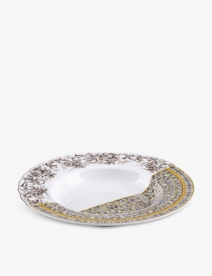 Seletti Hybrid Agroha printed porcelain soup bowl 25.4cm (British brand)