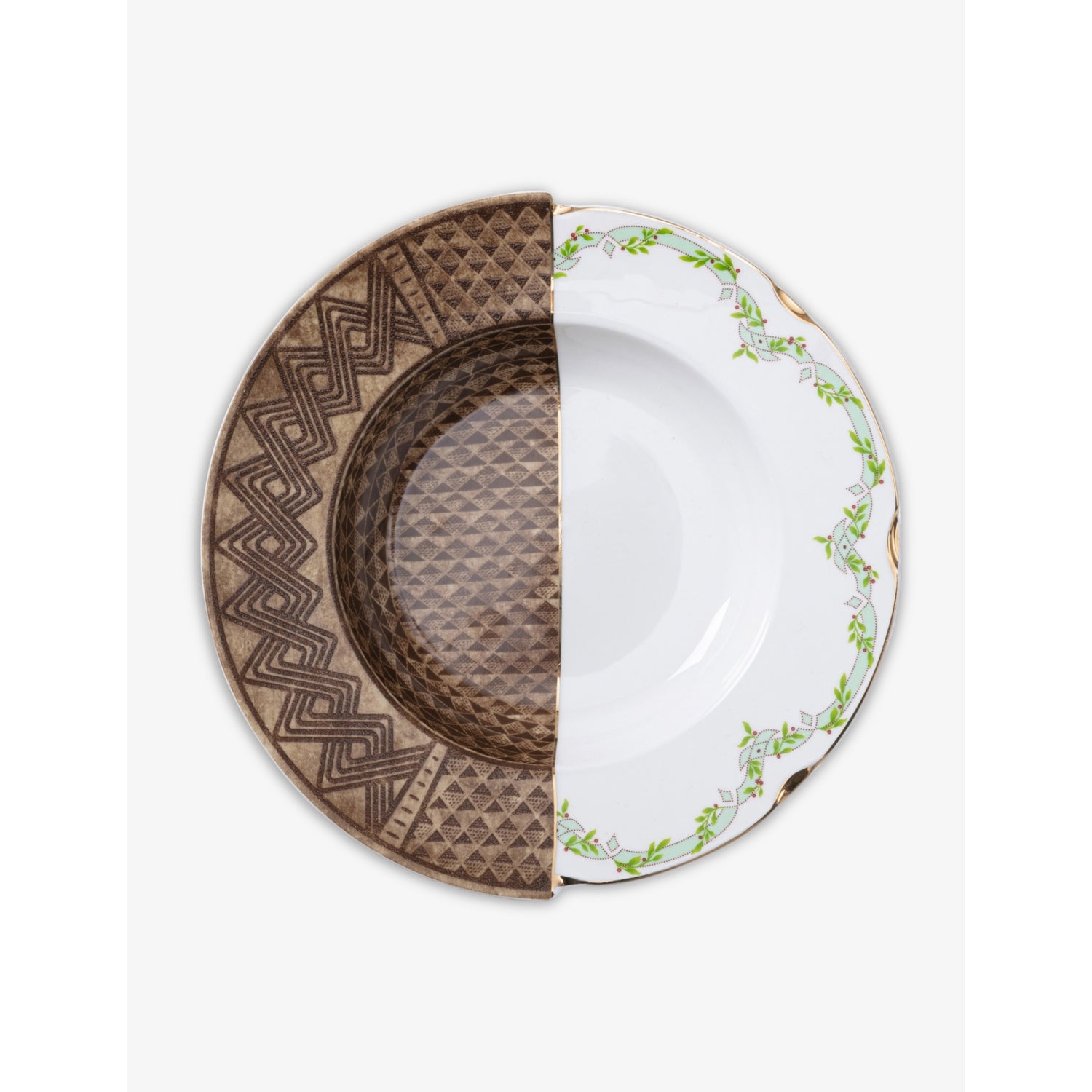 Seletti Hybrid Malao porcelain soup bowl 25.4cm - British product