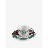Seletti Hybrid Chucuito porcelain coffee cup and saucer (British brand)