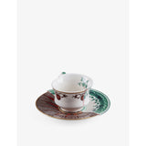 Seletti Hybrid Chucuito porcelain coffee cup and saucer (British brand)