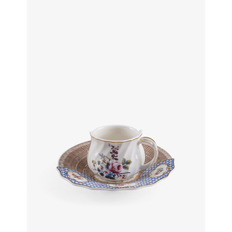 Seletti Hybrid Djenne coffee cup and saucer (British brand)