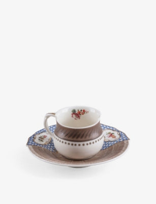 Seletti Hybrid Djenne coffee cup and saucer (British brand)