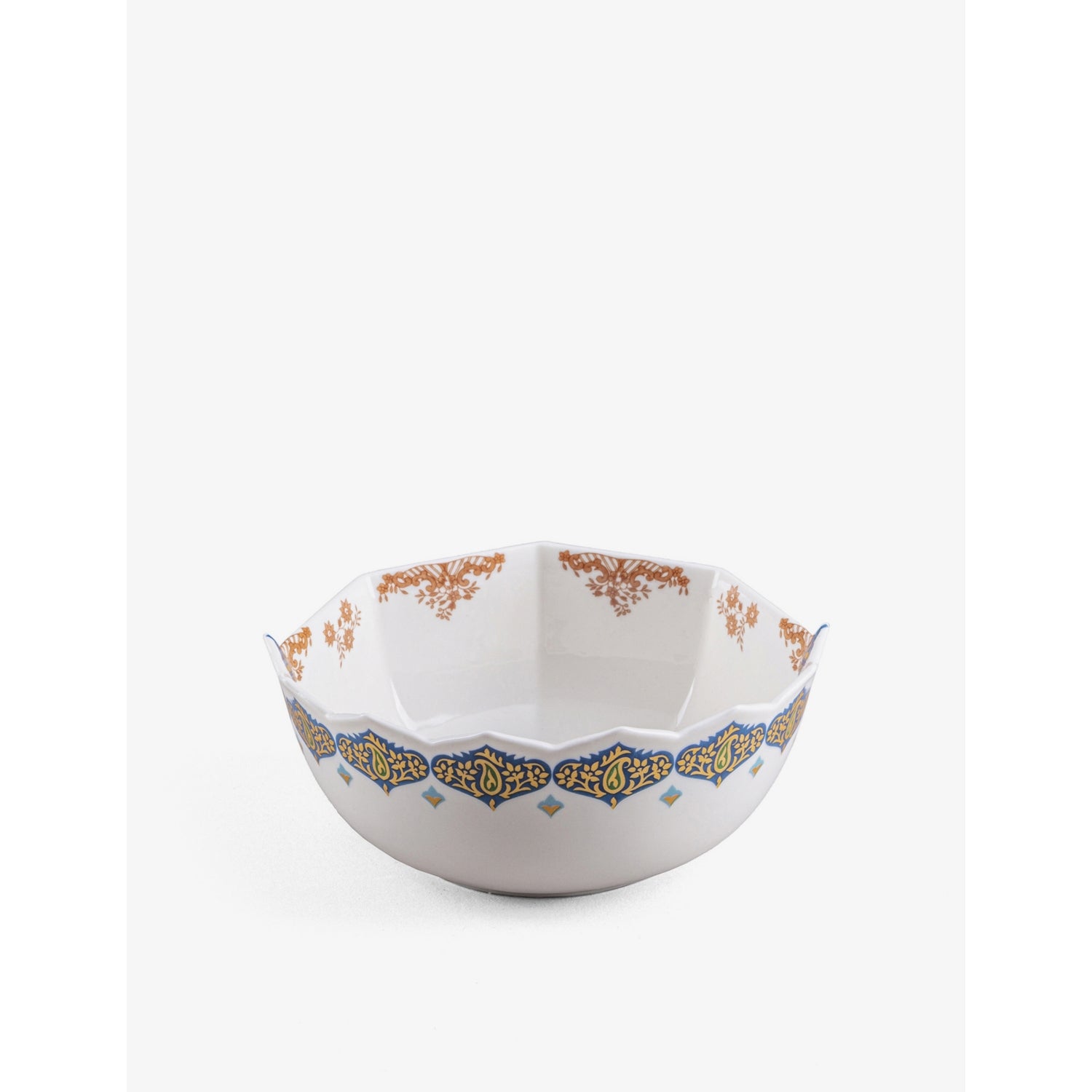 Seletti abstract-pattern bone china bowl, 15.5cm, imported from the UK