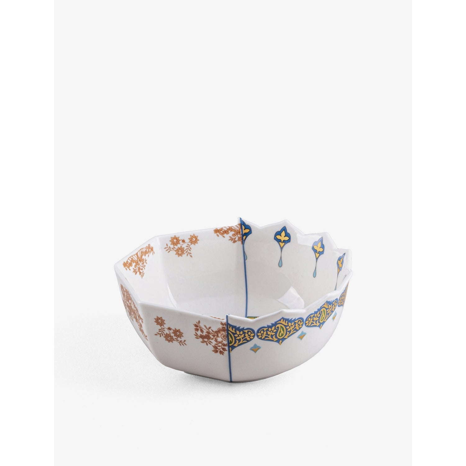 Seletti abstract-pattern bone china bowl, 15.5cm, imported from the UK