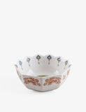 Seletti abstract-pattern bone china bowl, 15.5cm, imported from the UK