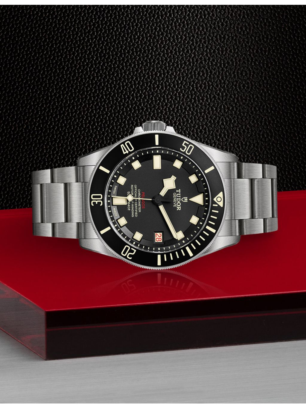 Tudor Pelagos LHD automatic watch titanium stainless steel 42mm (British brand)