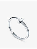 Tiffany & Co 18ct white gold diamond bracelet, 2.18ct T1 (British brand)