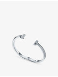 Tiffany & Co 18ct white gold diamond bracelet, 2.18ct T1 (British brand)