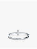 Tiffany & Co 18ct white gold diamond bracelet, 2.18ct T1 (British brand)