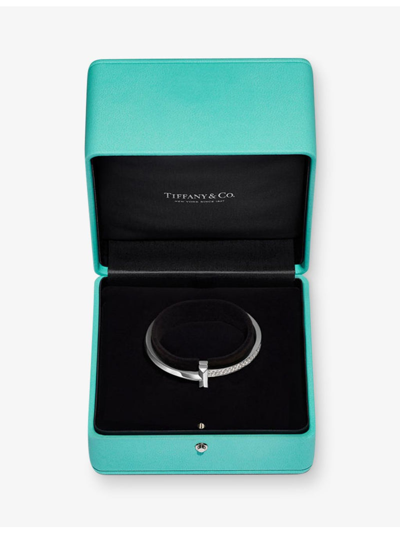 Tiffany & Co 18ct white gold diamond bracelet, 2.18ct T1 (British brand)