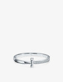 Tiffany & Co. T1 18ct White Gold 2.18ct Round Brilliant-Cut Diamond Bracelet