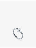 Tiffany T1 narrow diamond ring 18ct white gold, imported from the UK