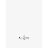 Tiffany T T1 Narrow 0.08ct diamond and 18ct white-gold ring - 5