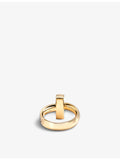 Tiffany T1 wide 18ct yellow gold 0.21ct diamond ring (British brand)
