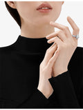 Tiffany T1 wide diamond ring 18ct white gold 0.21ct (British brand)