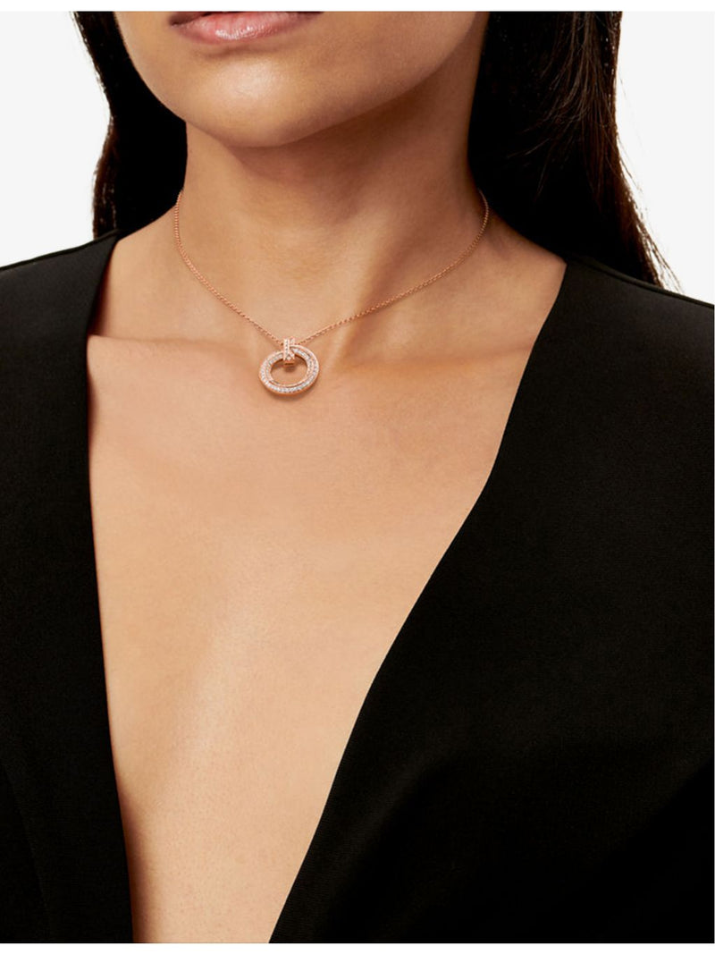 Tiffany & Co 18ct rose gold diamond pendant, imported from the UK