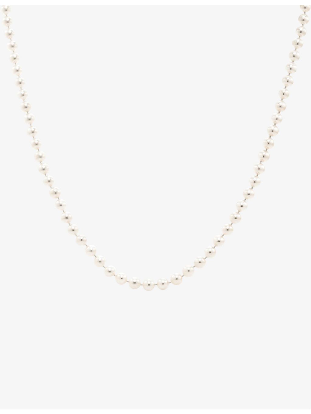 Tiffany & Co Akoya pearl necklace 45.72cm, imported from the UK