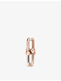 Tiffany HardWear small 18ct rose-gold earrings (British brand)