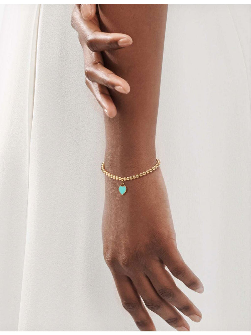 Tiffany & Co. extra small yellow gold beaded bracelet - British product
