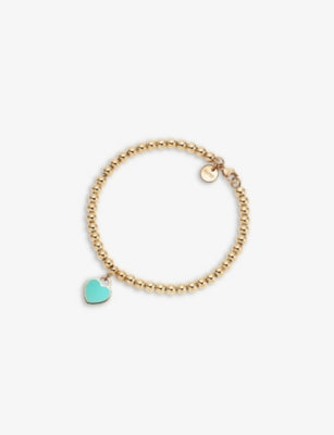 Tiffany & Co. Return to Tiffany Extra Small 18ct Yellow Gold Beaded Bracelet