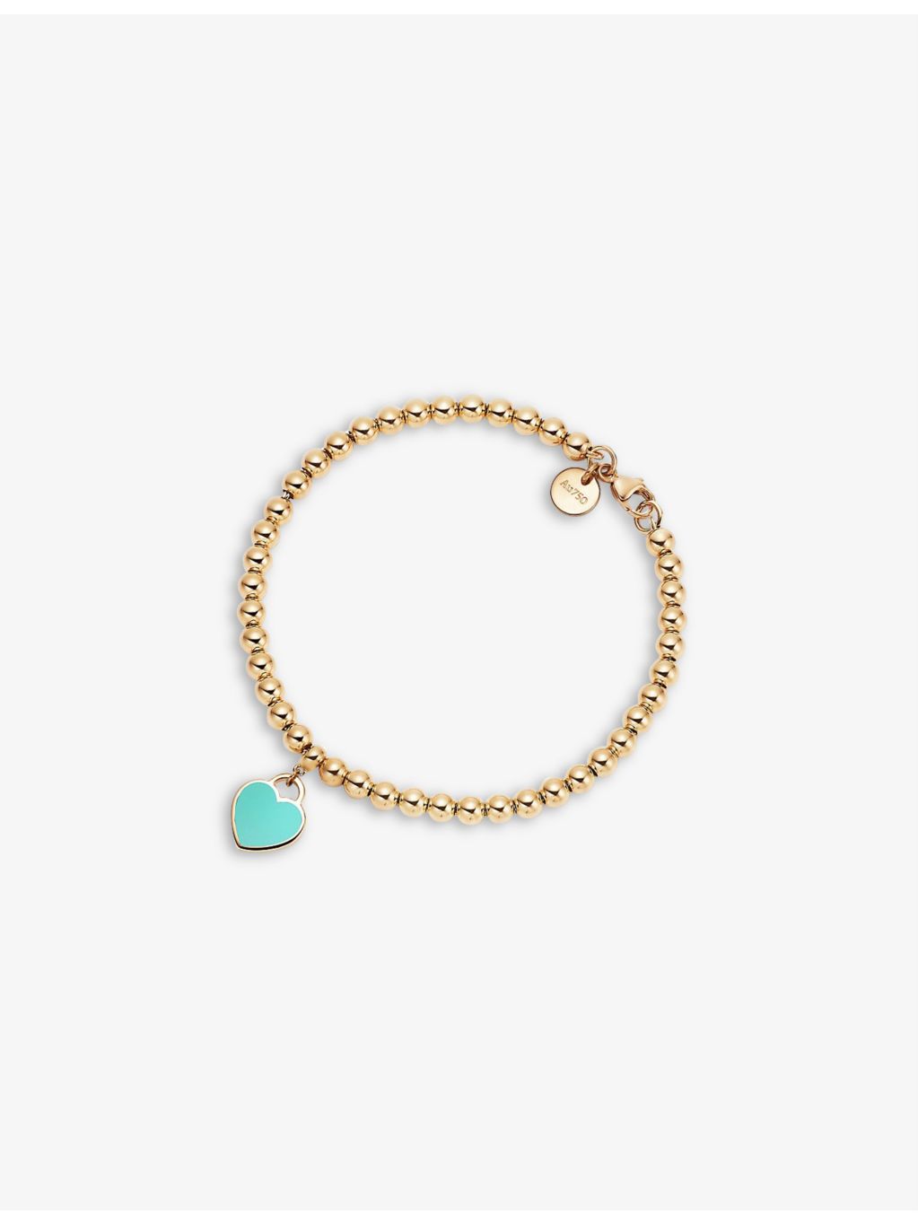 Tiffany & Co. extra small yellow gold beaded bracelet - British product