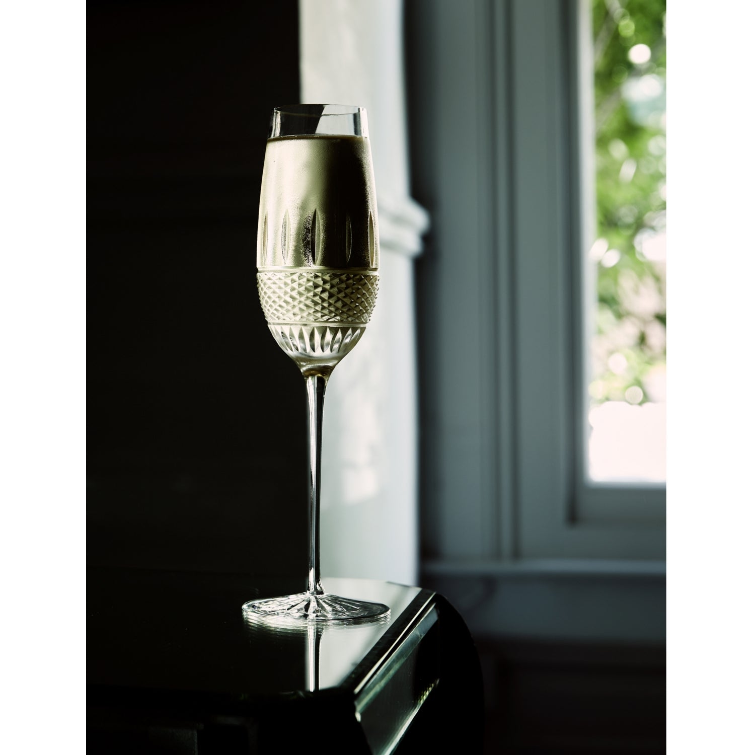 Waterford crystal flutes Irish Lace set of two (British brand)