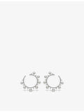 Yoko London Akoya pearl and diamond earrings 3cm drop, UK version