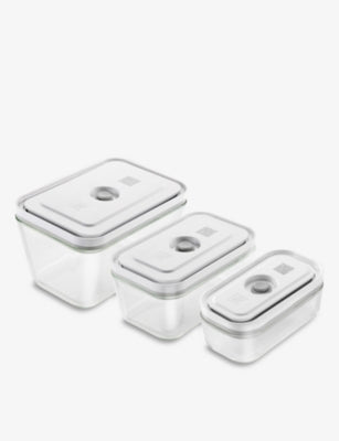 Zwilling glass storage box set of three, imported from the UK