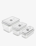 Zwilling glass storage box set of three, imported from the UK