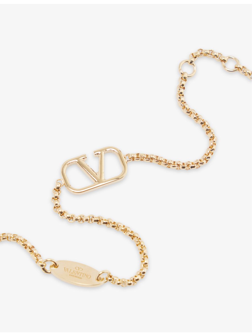Valentino Garavani gold-plated chain bracelet, UK version
