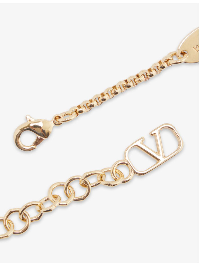 Valentino Garavani gold-plated chain bracelet, UK version