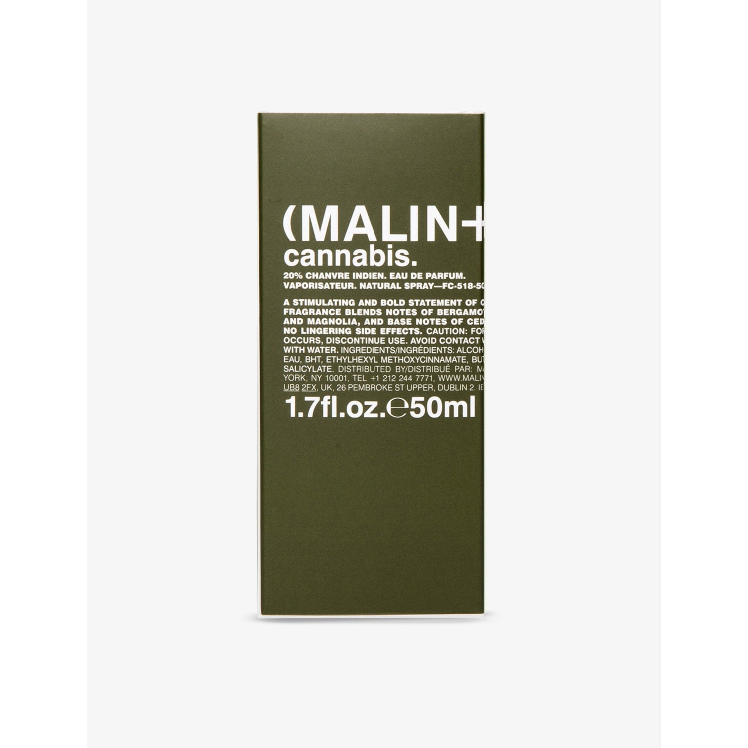 MALIN+GOETZ Cannabis eau de parfum 50ml, UK version