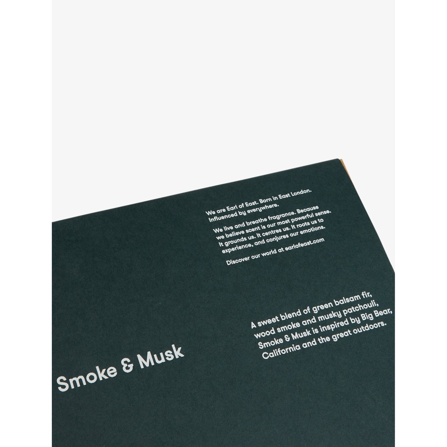 Earl of East Smoke and Musk 170ml candle 100ml mist, UK version