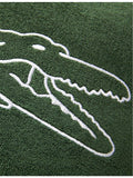 Lacoste logo-embellished jersey cushion cover 45cm, imported from the UK