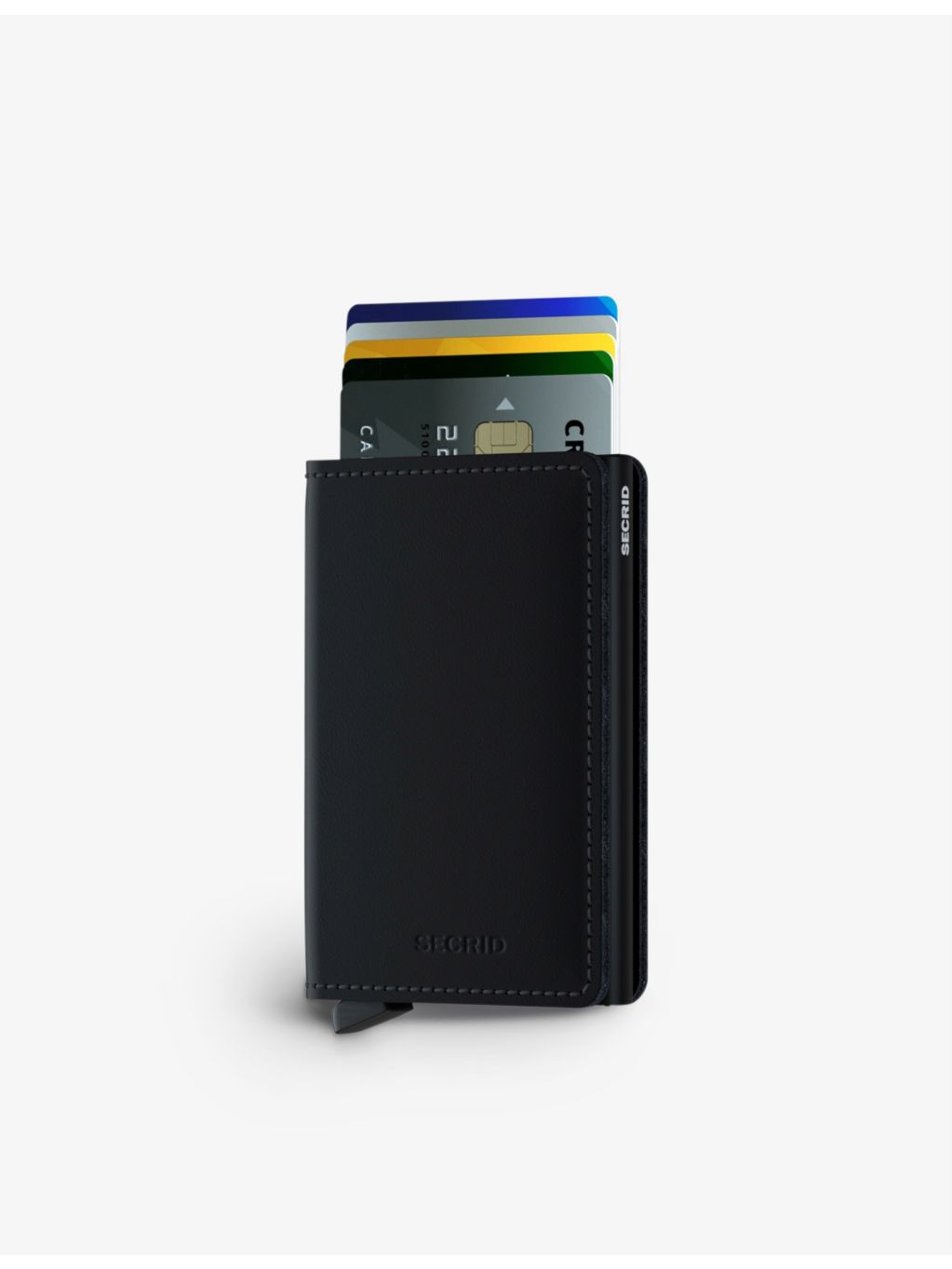 Secrid Slimwallet matte leather aluminium cardholder, imported from the UK