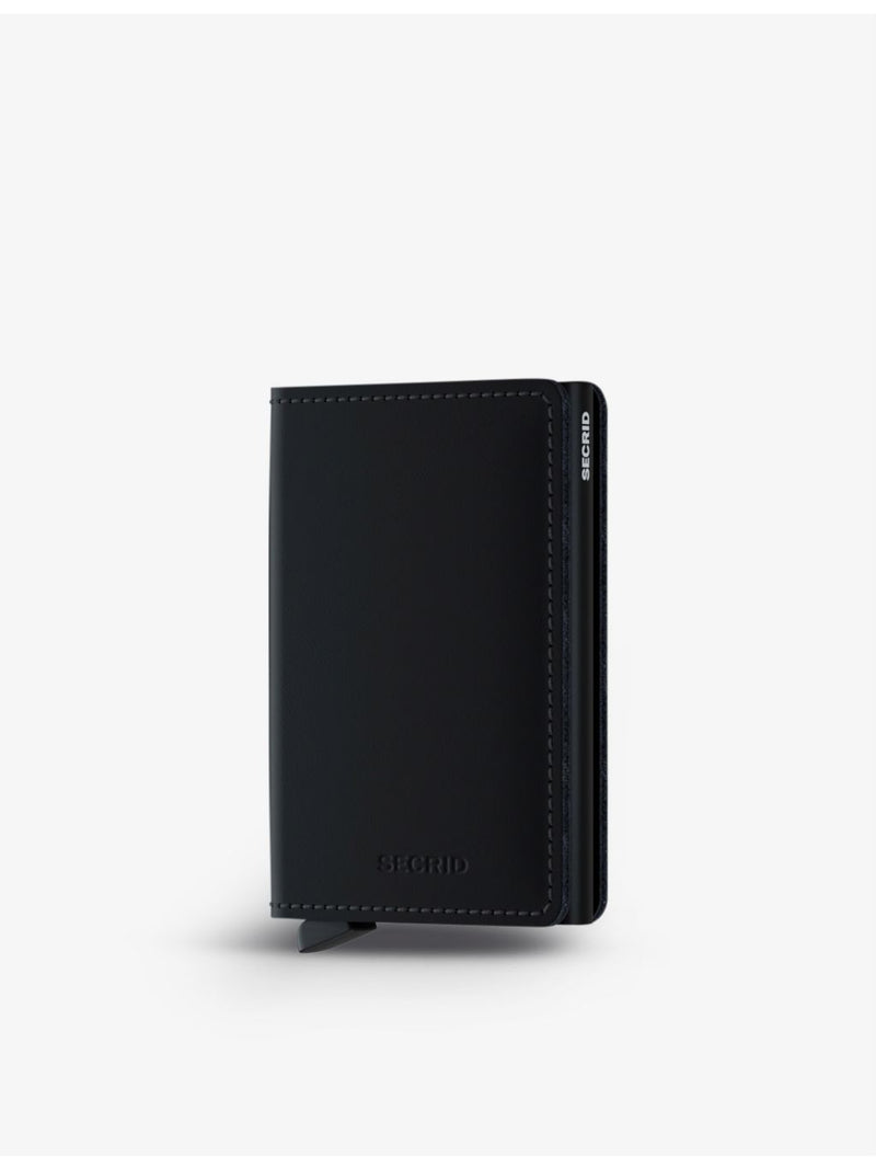 Secrid Slimwallet matte leather aluminium cardholder, imported from the UK