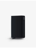 Secrid Slimwallet matte leather aluminium cardholder, imported from the UK