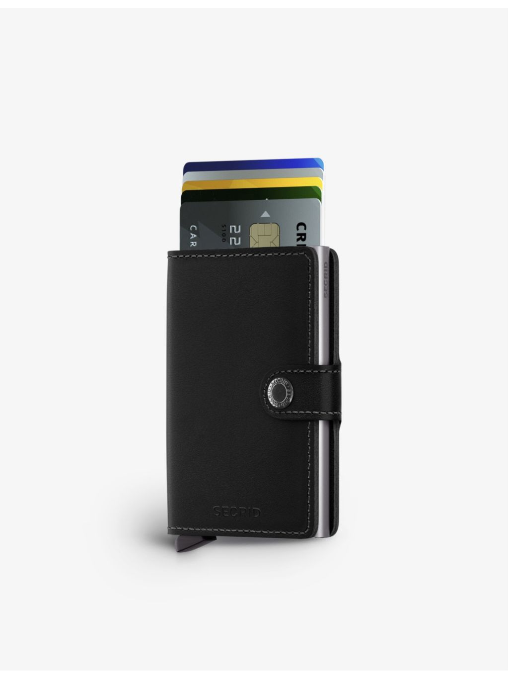 Secrid Miniwallet Original leather aluminium cardholder - British product